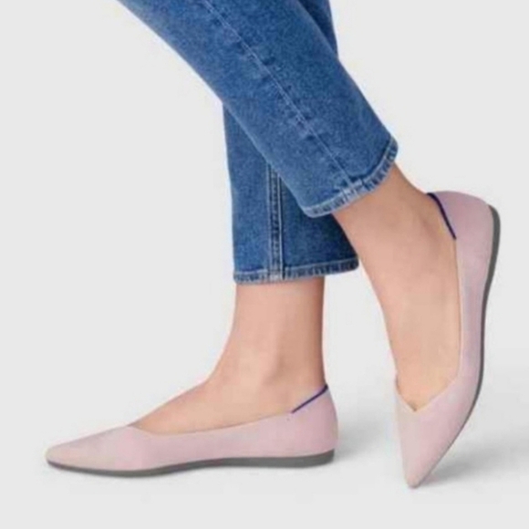 Rothys The Point in blush pink pointed toe flats - Picture 1 of 14